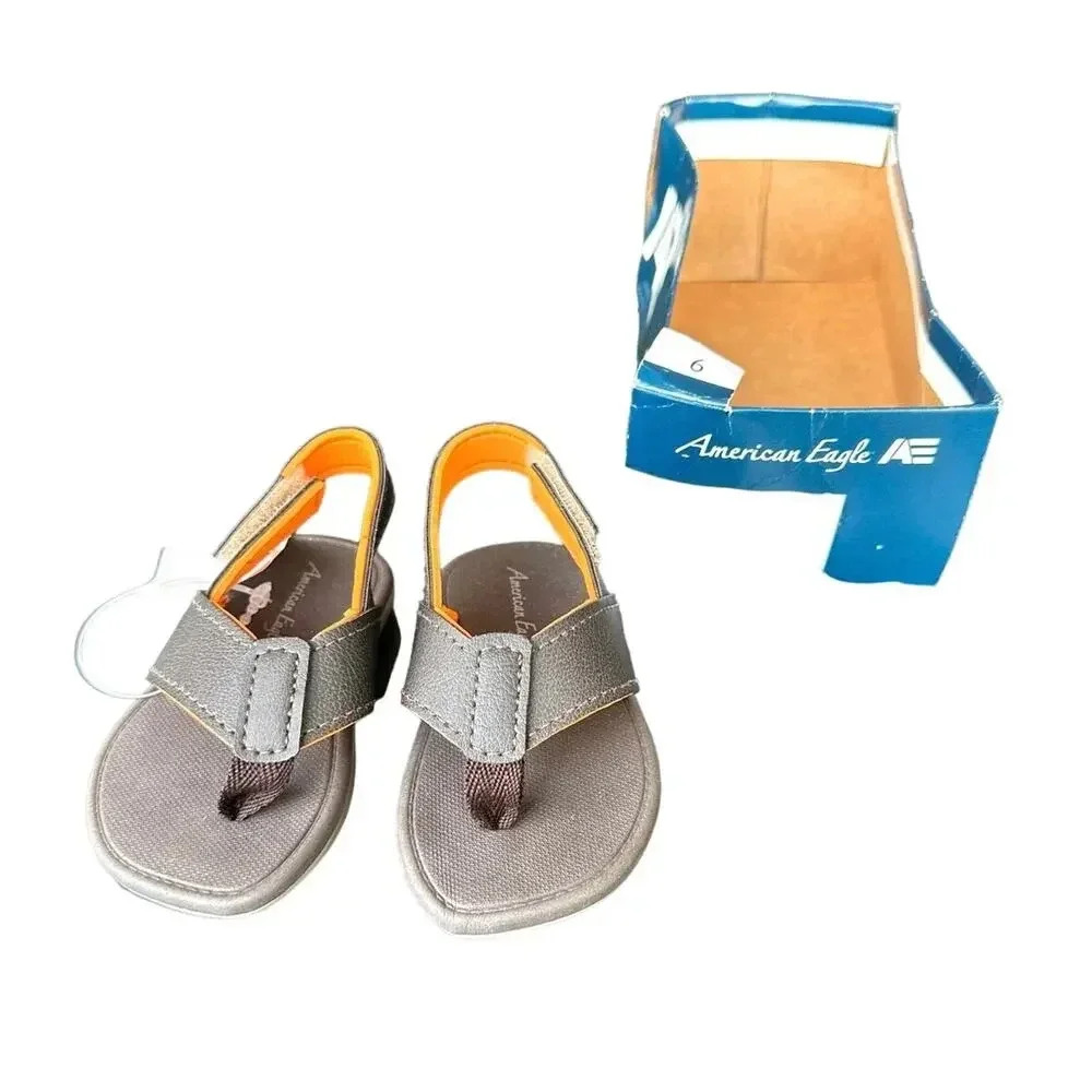 American Eagle Mali Mali Baby Boy Sandal Size 6‎ Brown